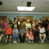 Group shot in Fellowship Hall.